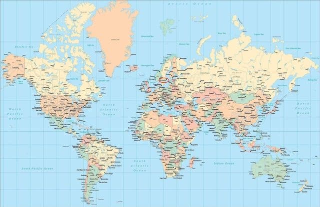 Localização de Estocolmo no mapa do mundo
